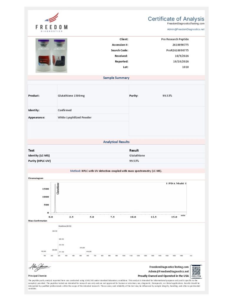 Glutathione 1500mg